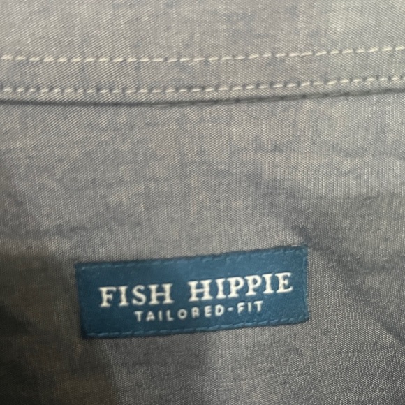 FINAL PRICE Fish Hippie Button Down Shirt - Picture 5 of 8
